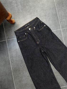 Kadın Yüksek Bel En Boy Likralı Comfort İspanyol Paça Antrasit Kot Pantolon 