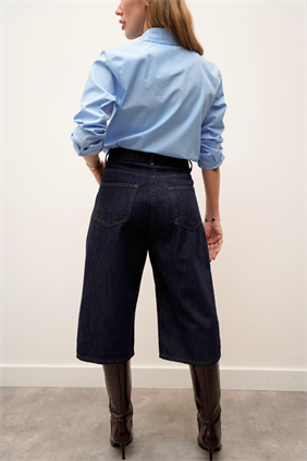 Uzun Denim Bermuda