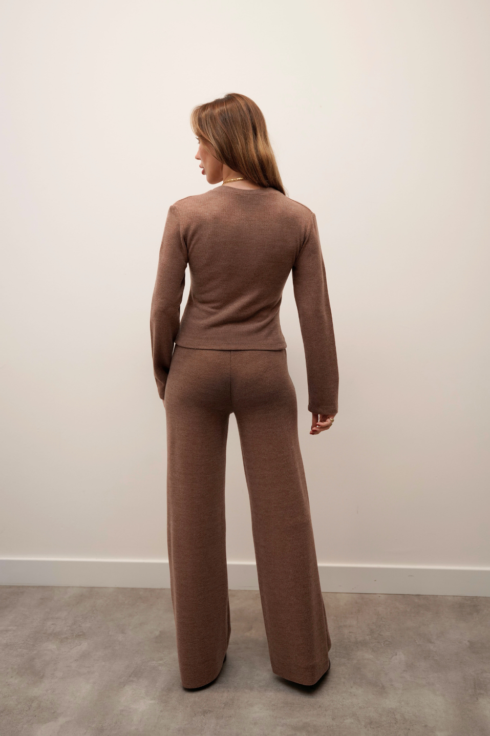 Soft Touch Kahverengi Ceket Pantolon Takım · 3