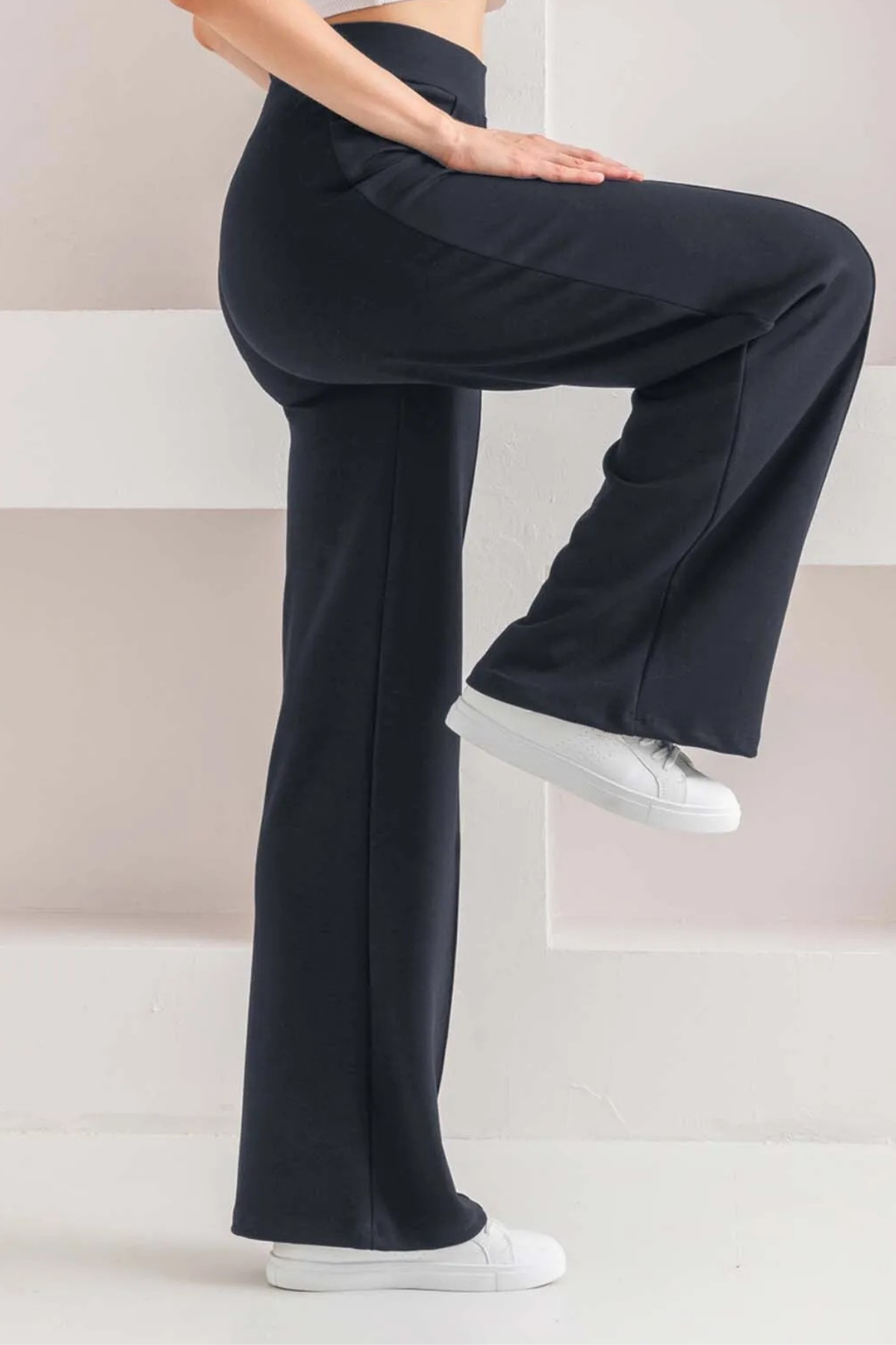 NERVÜR DİKİŞLİ MODAL PANTOLON FÜME