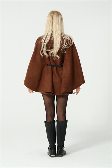 KEMER DETAYLI BUKLET PANÇO ACI KAHVE