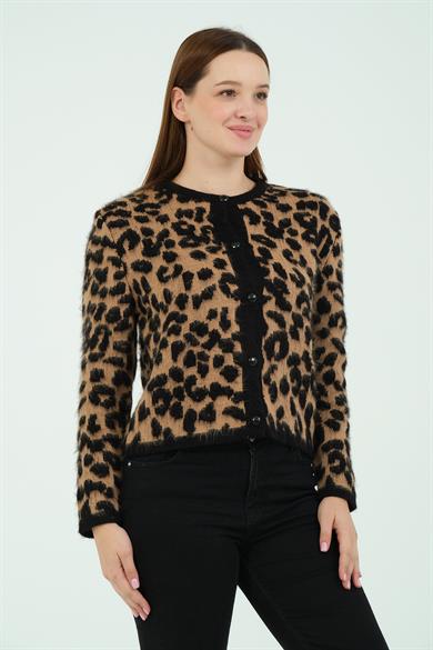LEOPAR DESENLİ HIRKA
