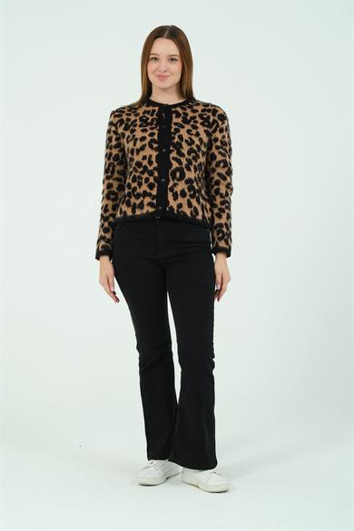 LEOPAR DESENLİ HIRKA