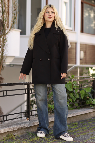 KURUVAZE CEKET SİYAH