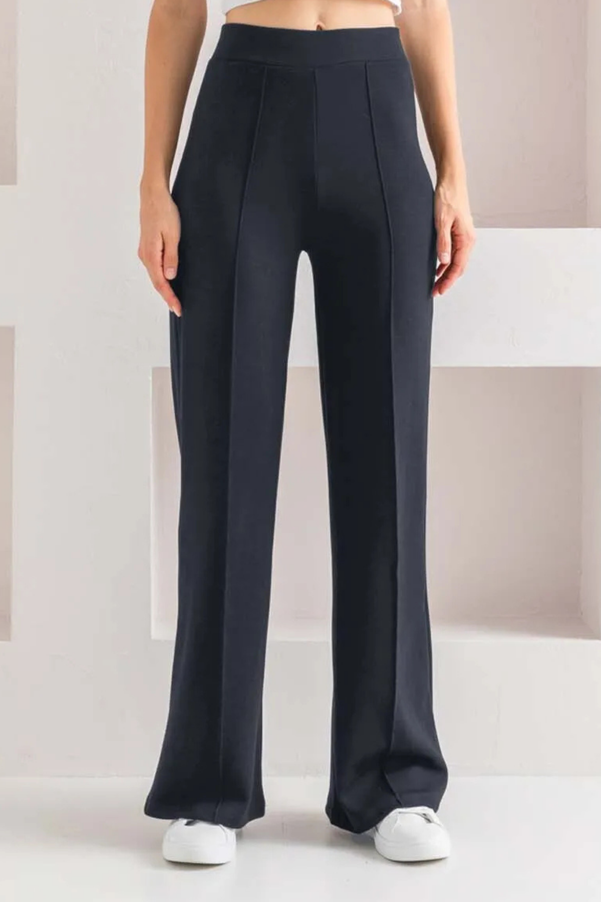NERVÜR DİKİŞLİ MODAL PANTOLON FÜME