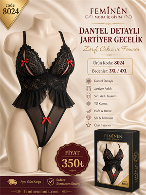 ç8024-dantelli gecelik-siyah