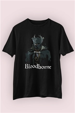 Bloodborne Baskılı Unisex Siyah Tişört