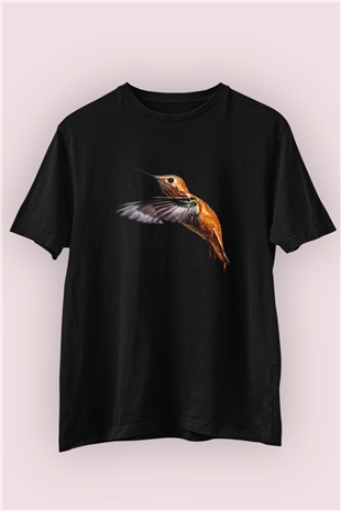Uçan Kuş Temalı Baskılı Tshirt