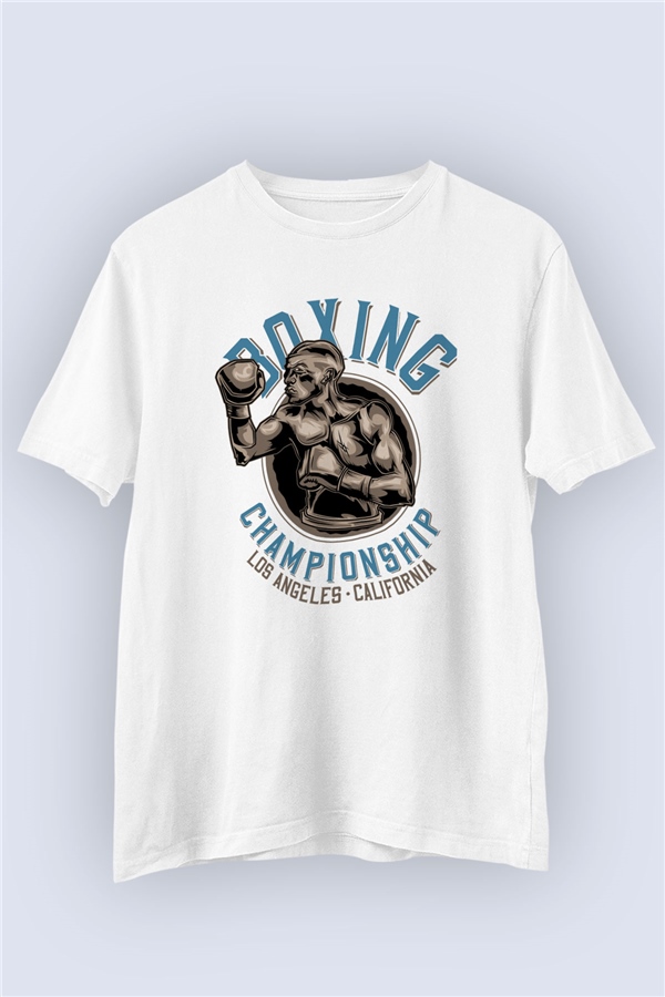 Boks Şampiyonası Temalı Tshirt