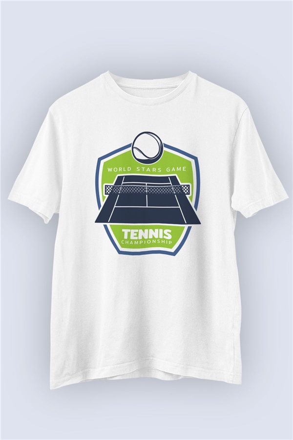 Tenis Baskılı Tişört