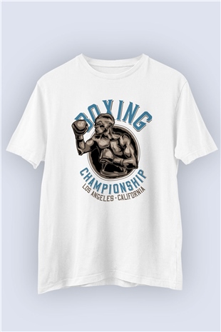 Boks Şampiyonası Temalı Tshirt