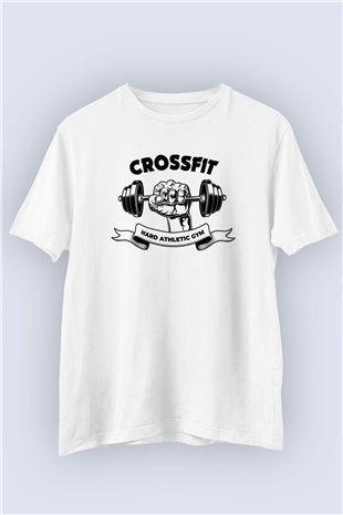 Crossfit Temalı Baskılı Tişört