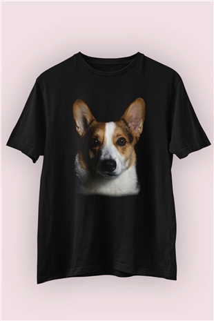 Şaşkın Köpek Baskılı Tasarım Tişört