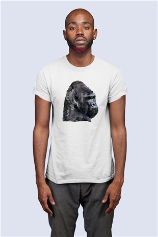 Unisex Goril Baskılı Tişört