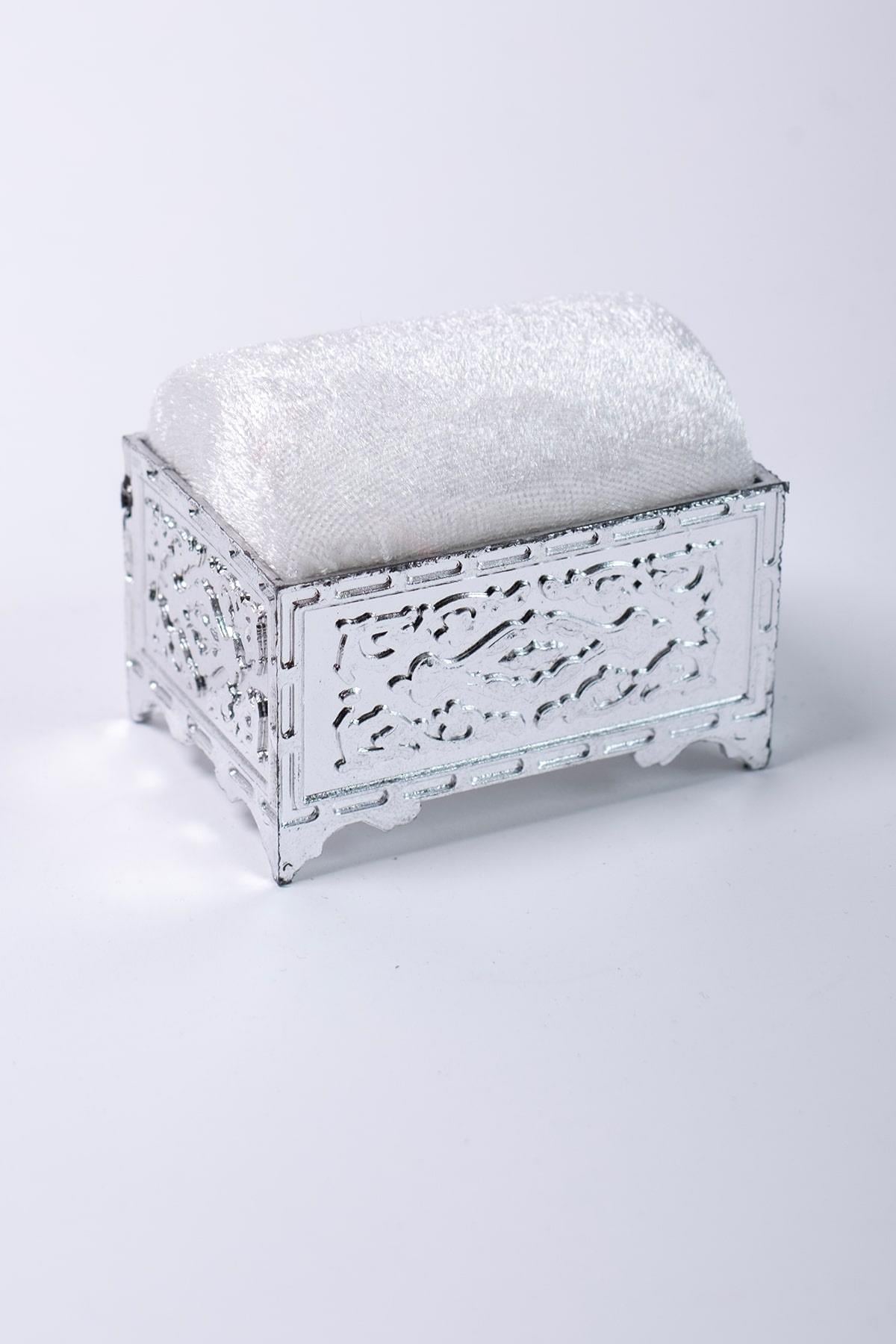 Taş Eşarp Şal İğnedanlık Kadife Gümüş Sandık - Hürrem Bone 5006_46