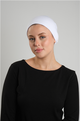 Beyaz Pratik Hazır Geçmeli İç Bone Viskon Süngerli Lastikli - Hürrem Bone 3015_42