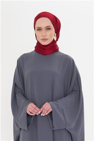 Bordo Düz Klasik Şal Turlu Polyester Lüx Janjan - Hürrem Bone 202126_16