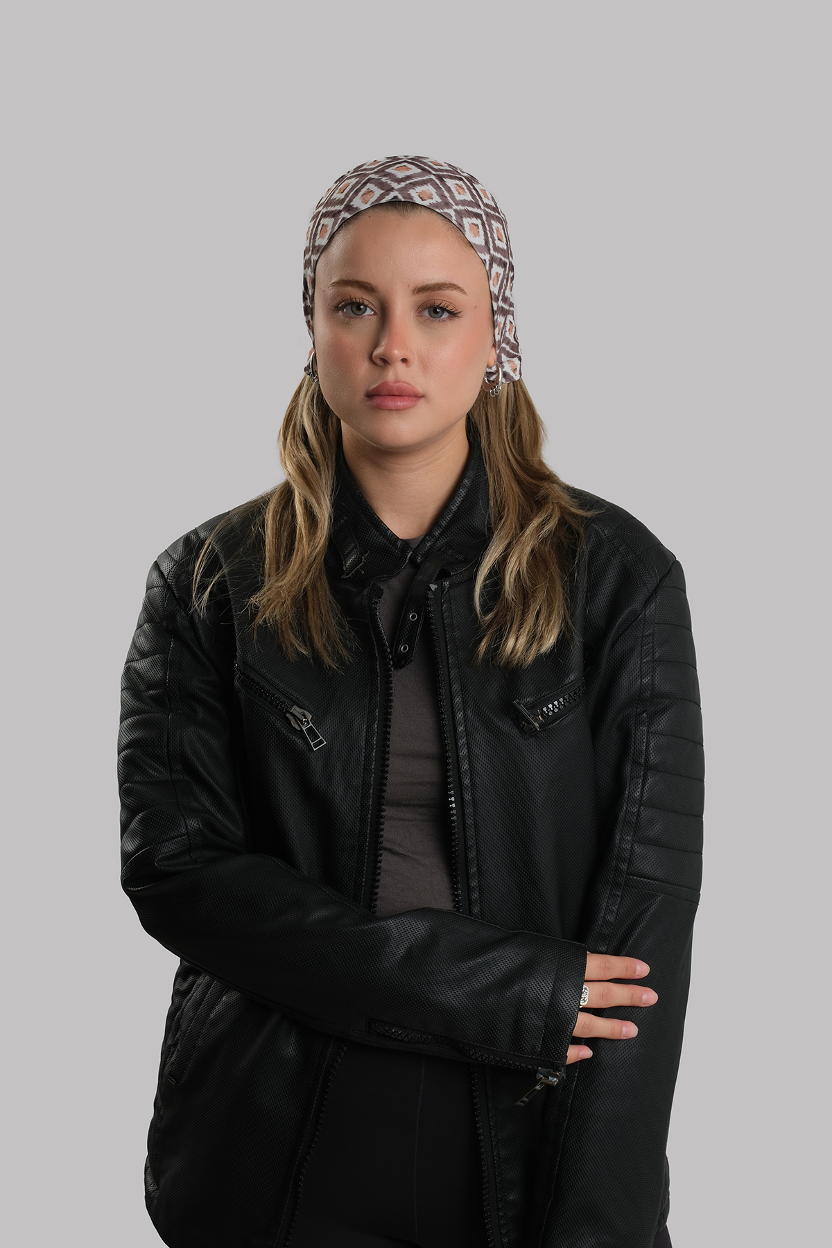 Kahve Pratik Hazır Geçmeli Buff Bandana Sandy Desenli Boru Bone - Hürrem Bone 2417_14