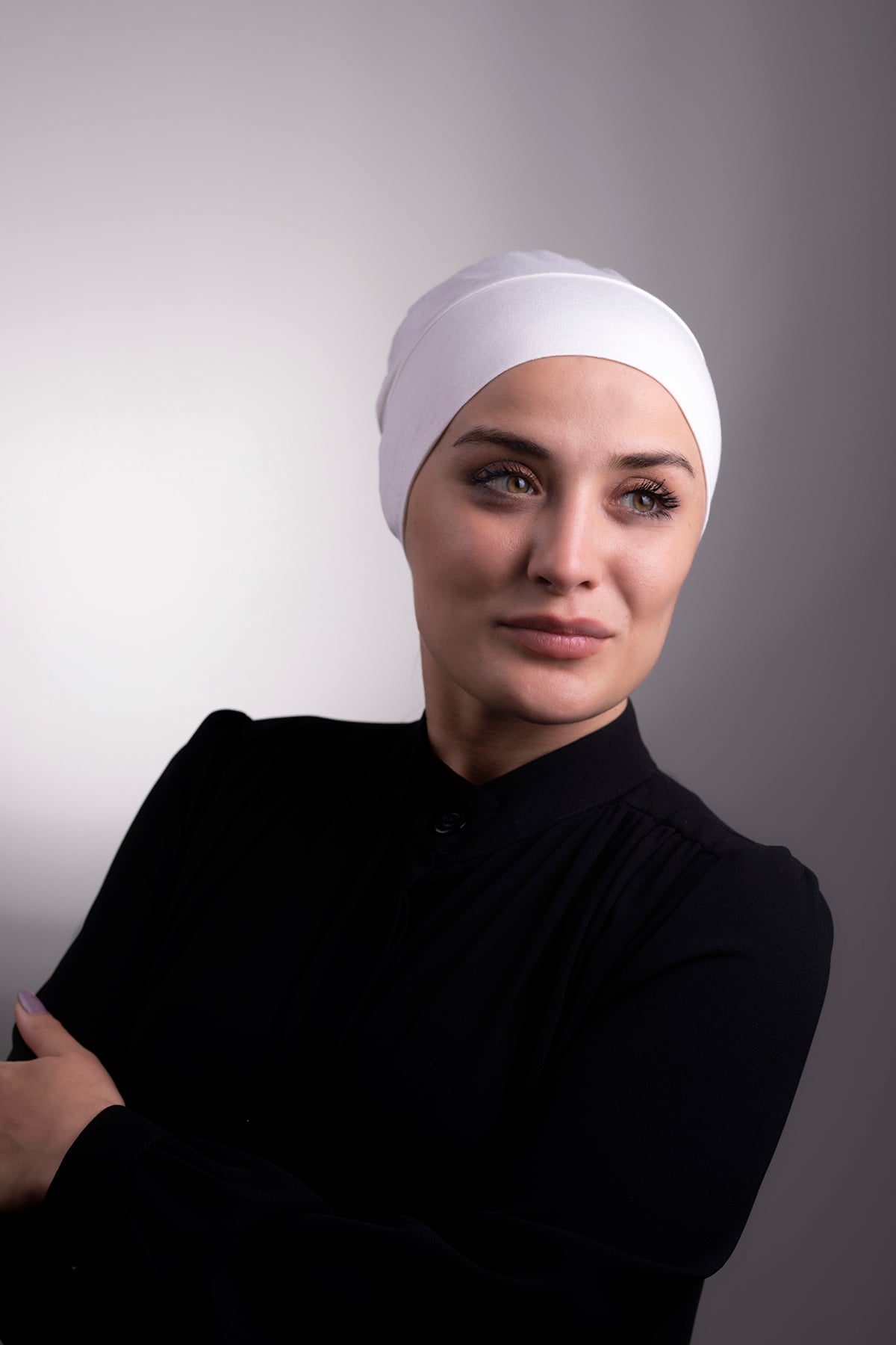 Krem Pratik Hazır Geçmeli İç Bone Viskon Kumaş Dikişsiz - Halven 3003
