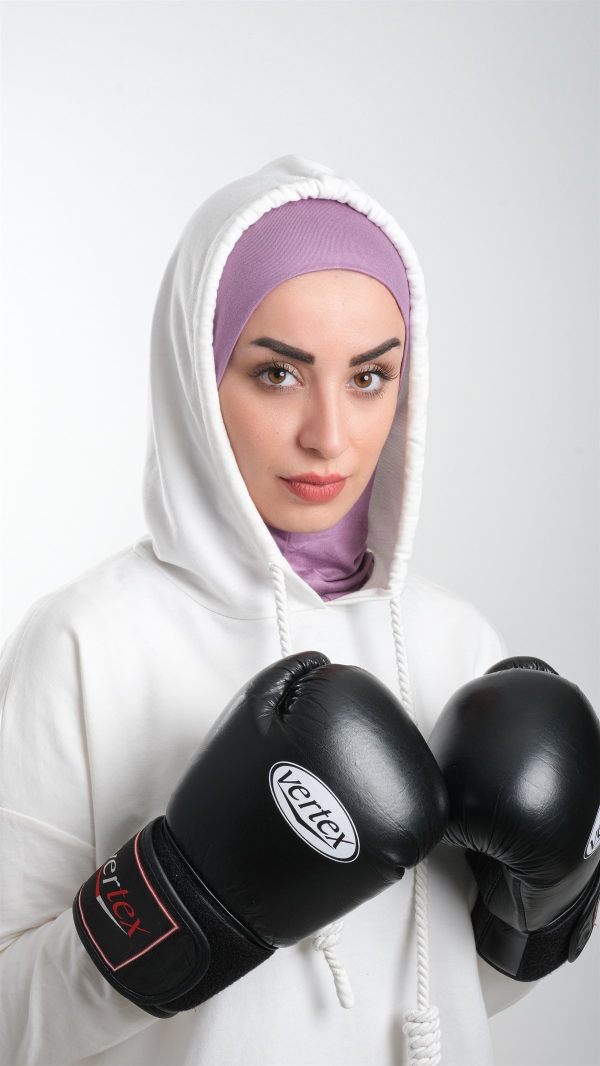 Mor Pratik Hazır Geçmeli Tesettür Bone Sandy Kumaş Lüks Hijab - Hürrem Bone 2115_22