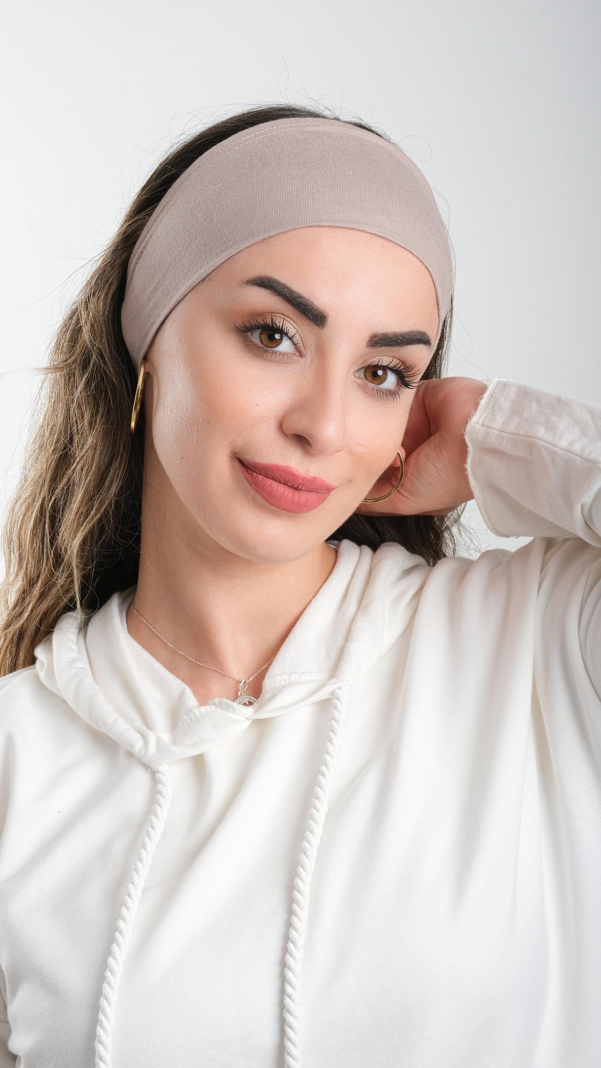 Vizon Bandana Saç Bandı Viskon Düz - Hürrem Bone 3012_10