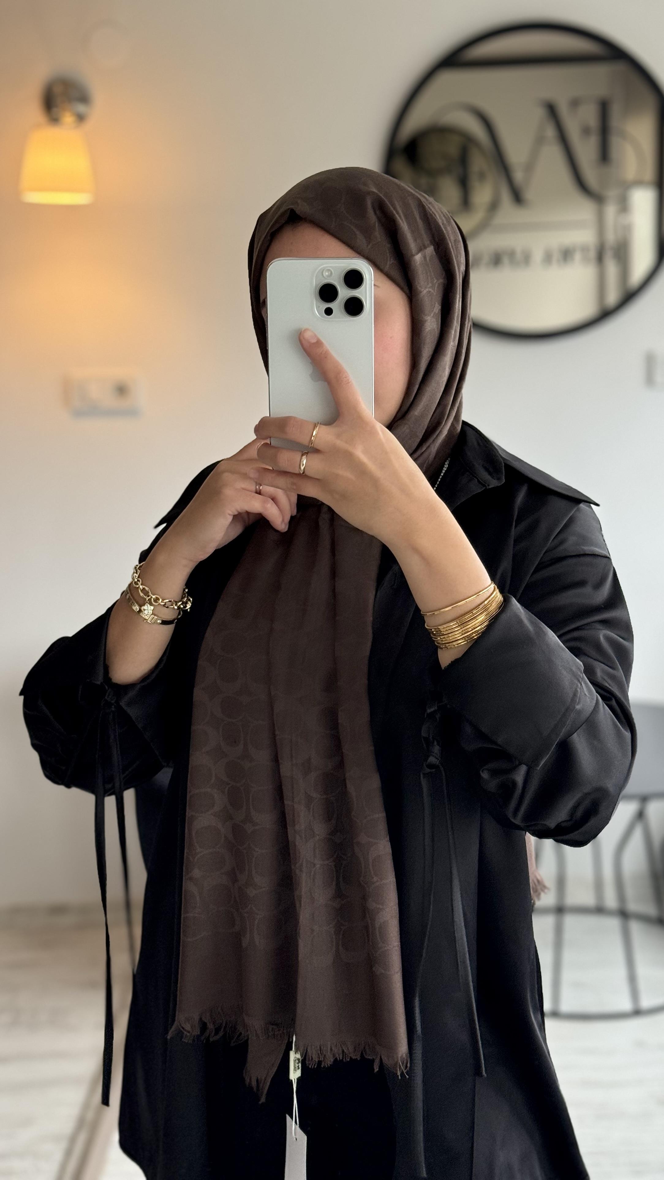 ACI KAHVE KAŞMİR / YÜN İPEK ŞAL 