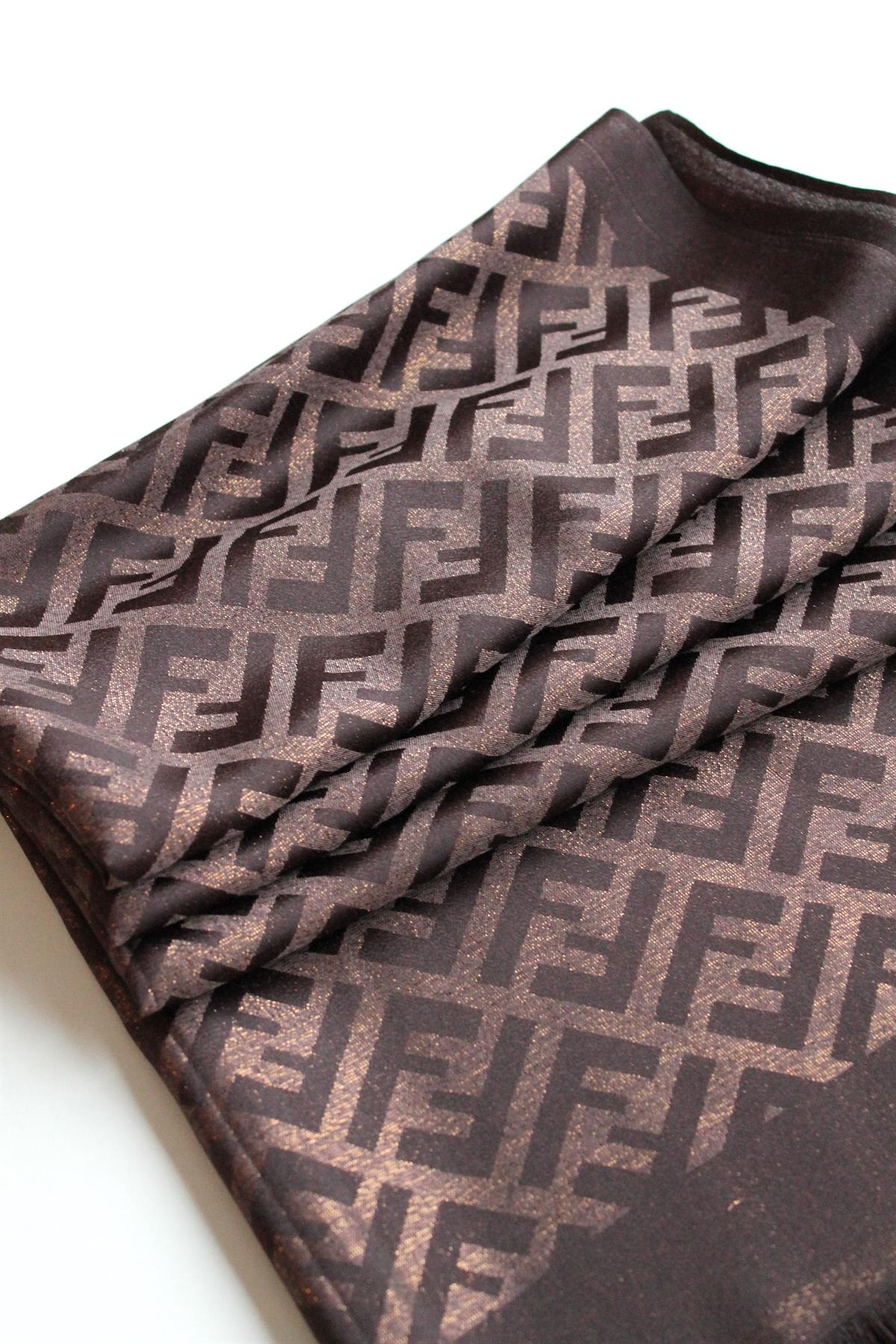 ACI KAHVE / SİMLİ İPEK ŞAL