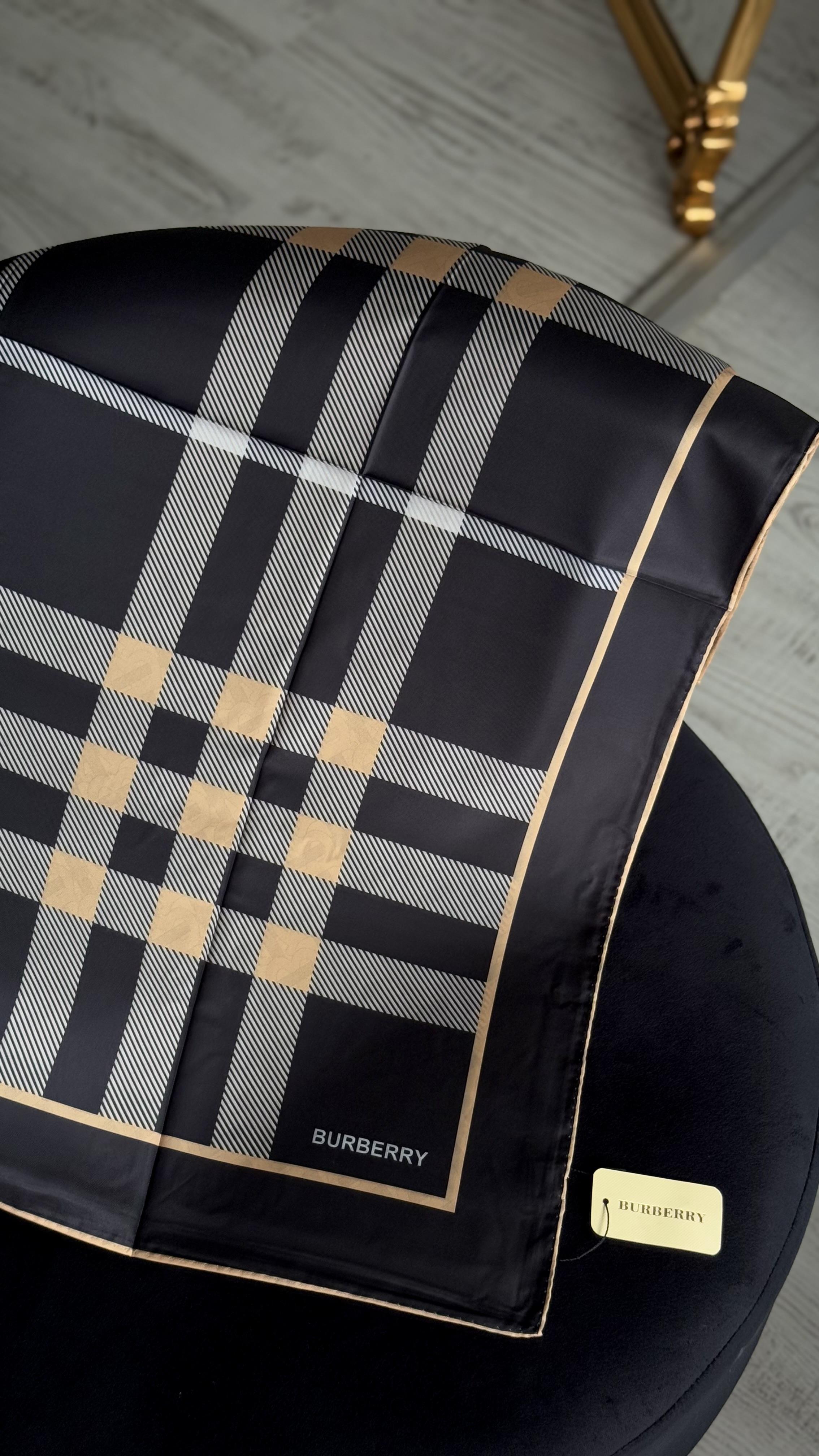 B DESEN SİYAH / ÇİFT YÖNLÜ TWİL EŞARP