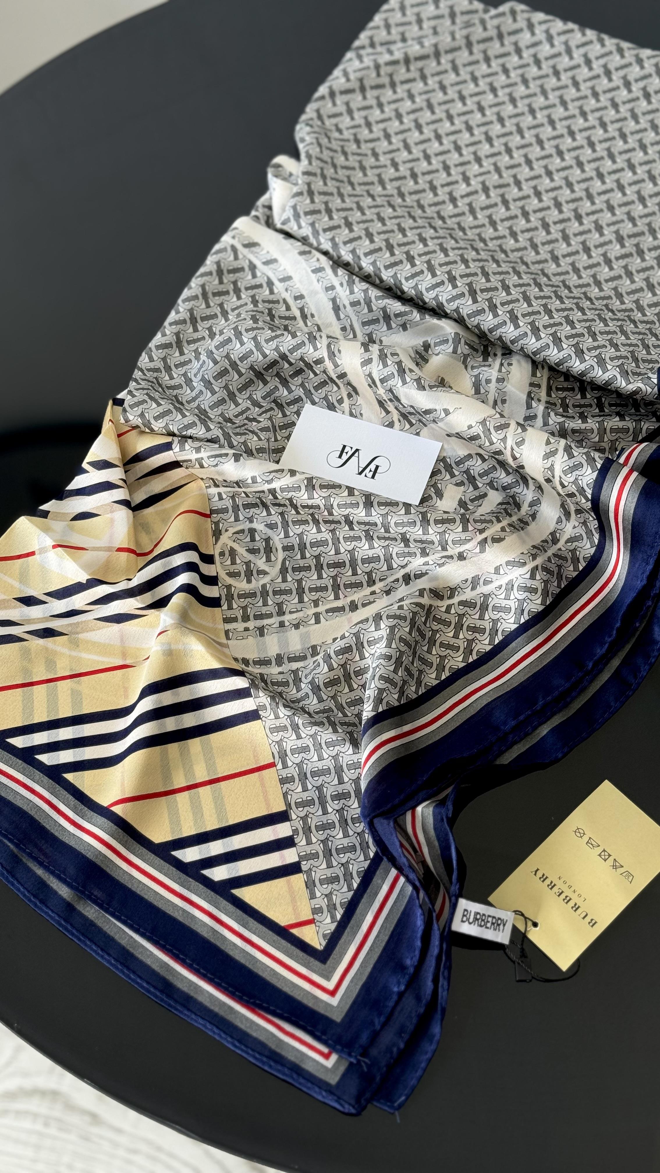 B / KREM GRİ İPEK ŞAL 