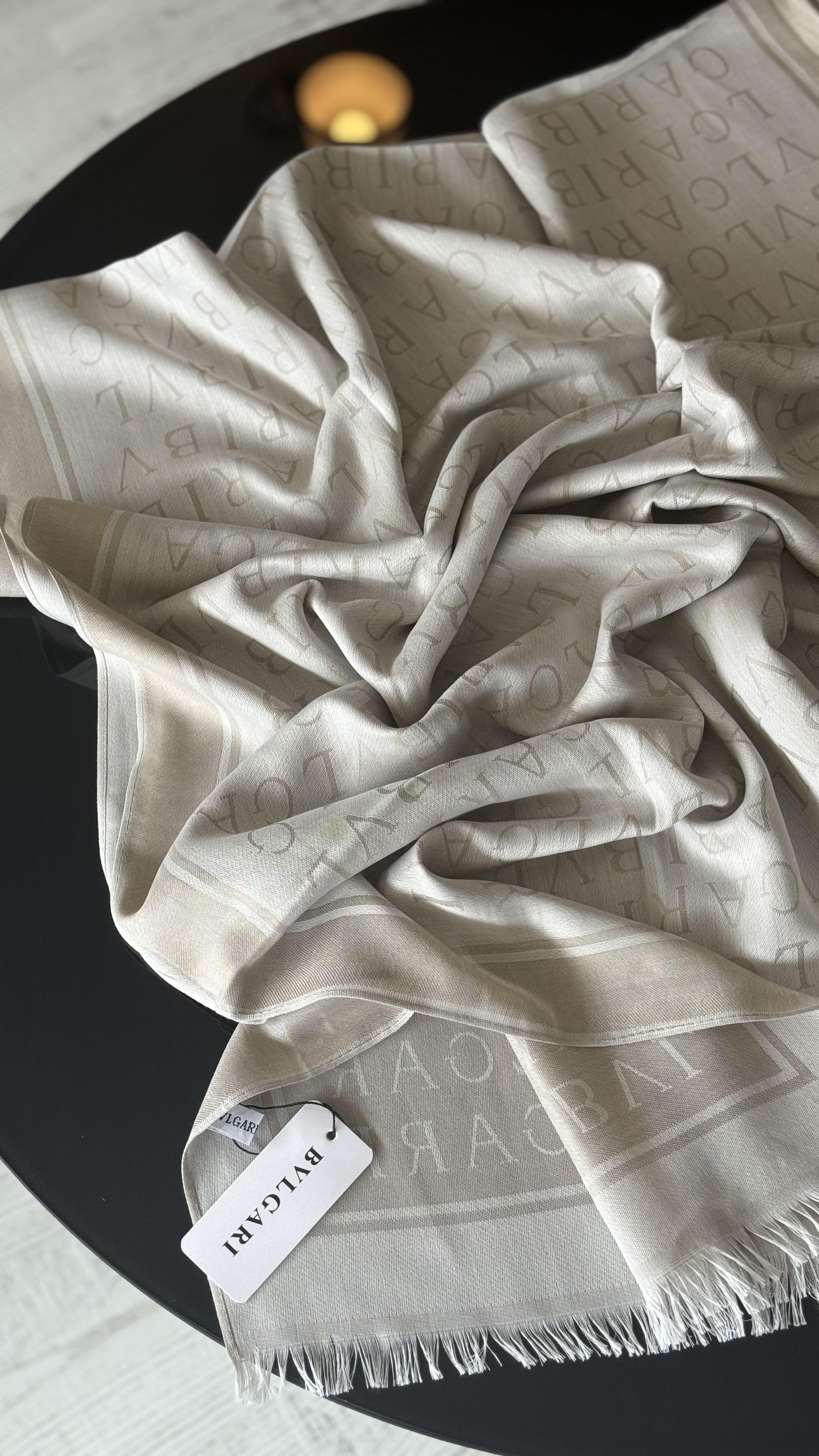 BEJ ÇİFT YÖNLÜ KAŞMİR / YÜN ŞAL