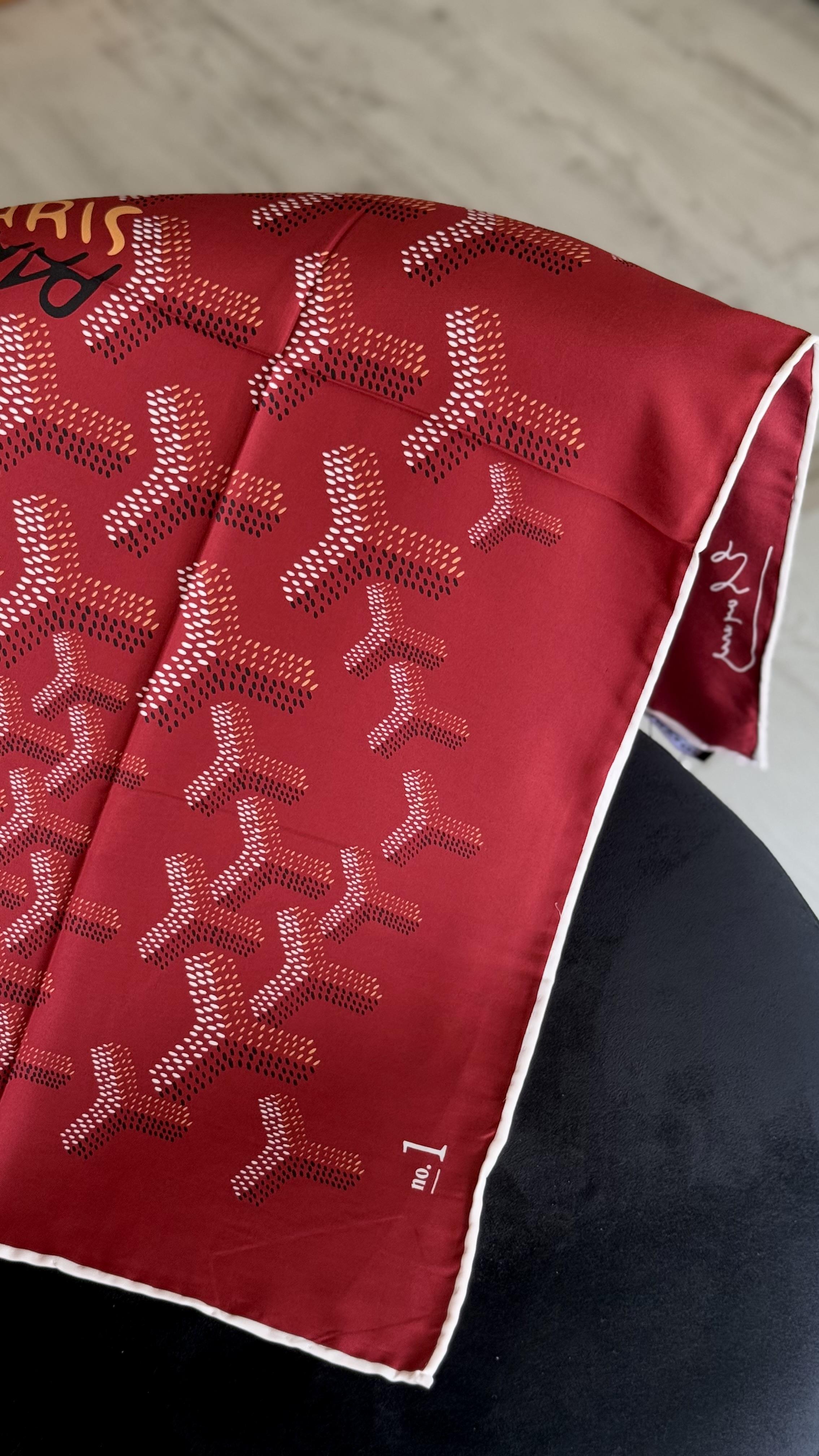 BORDO GOYARD TWİL EŞARP