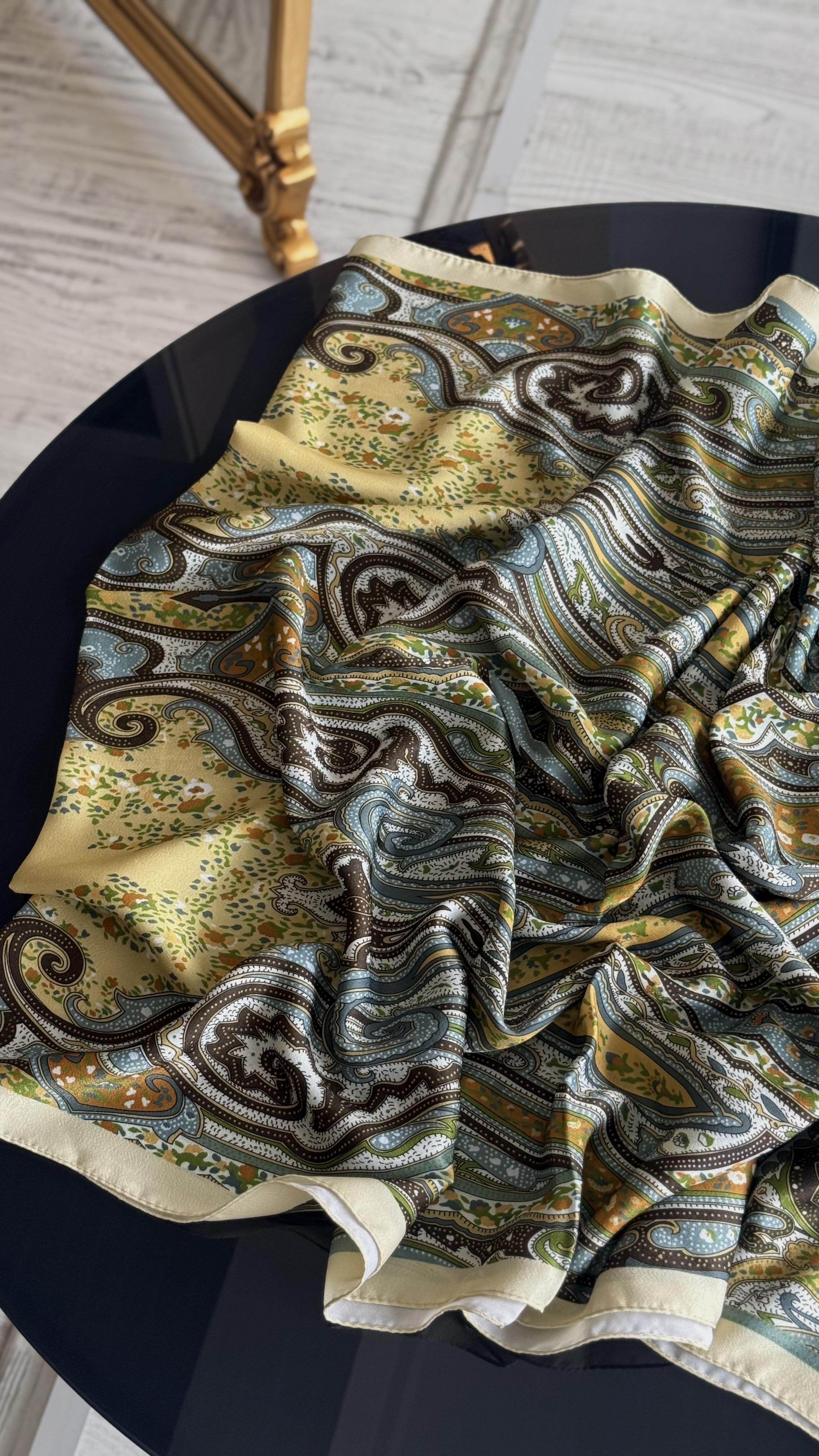 ETNİK İPEK PAMUK SARI