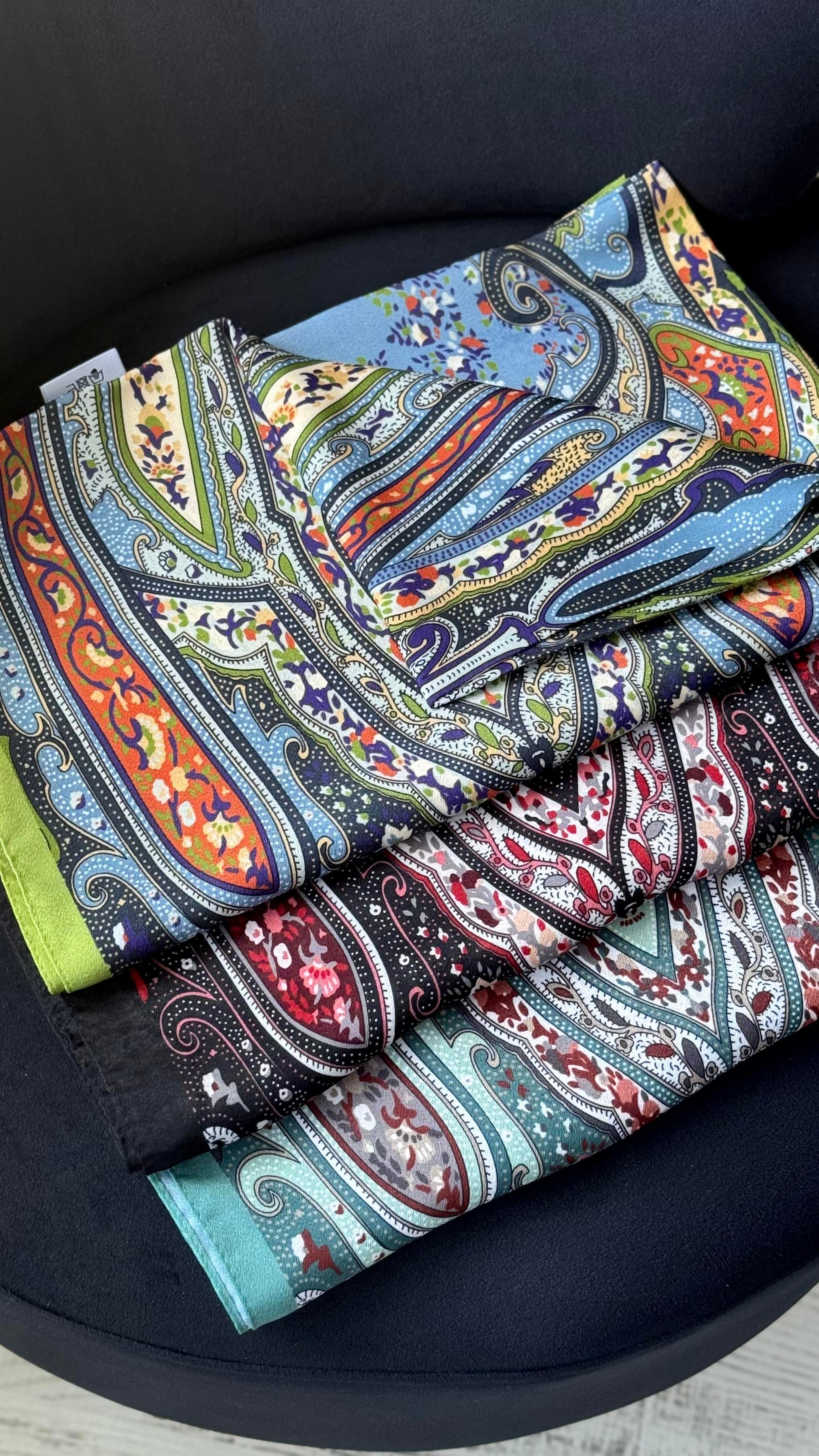 ETNİK İPEK PAMUK YEŞİL 