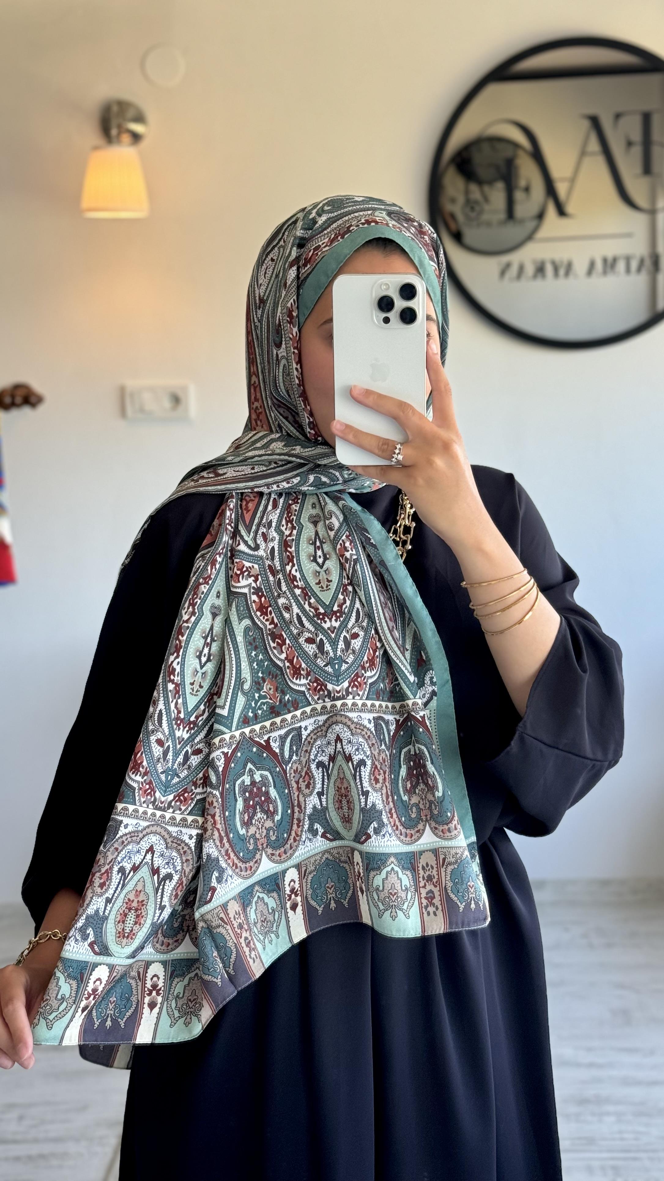 ETNİK İPEK PAMUK YEŞİL 