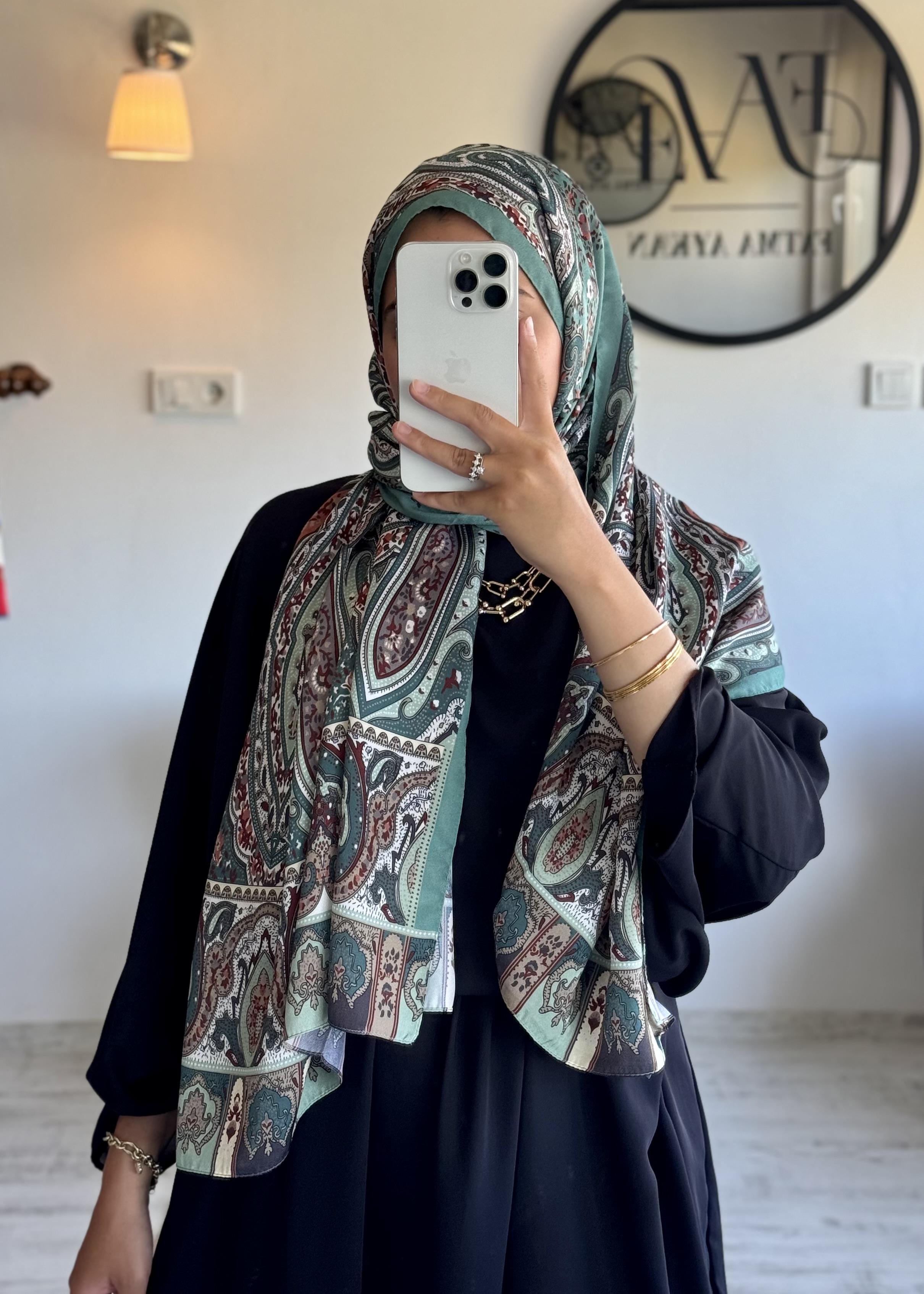 ETNİK İPEK PAMUK YEŞİL 