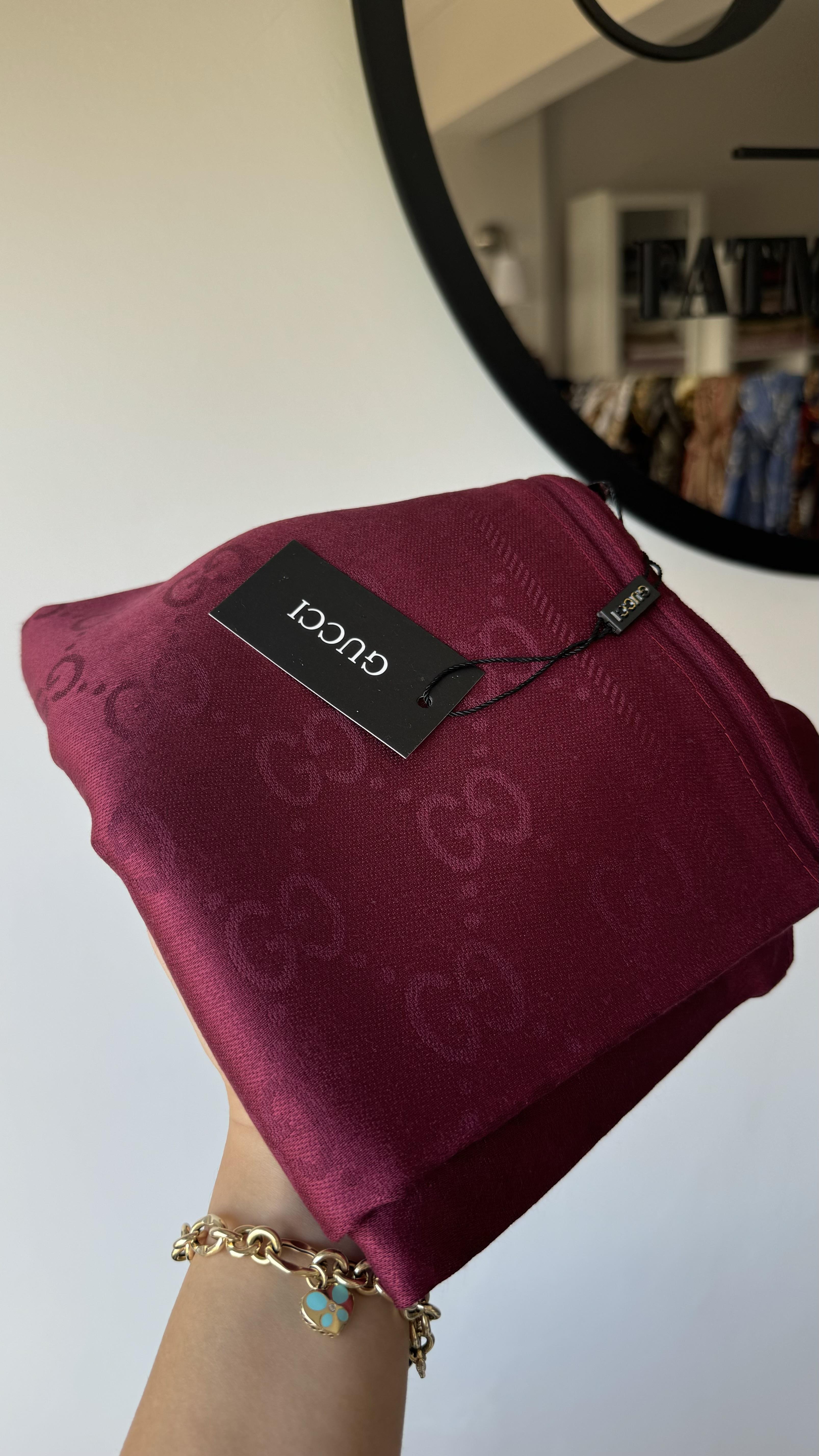 G KAŞMİR İPEK / BORDO