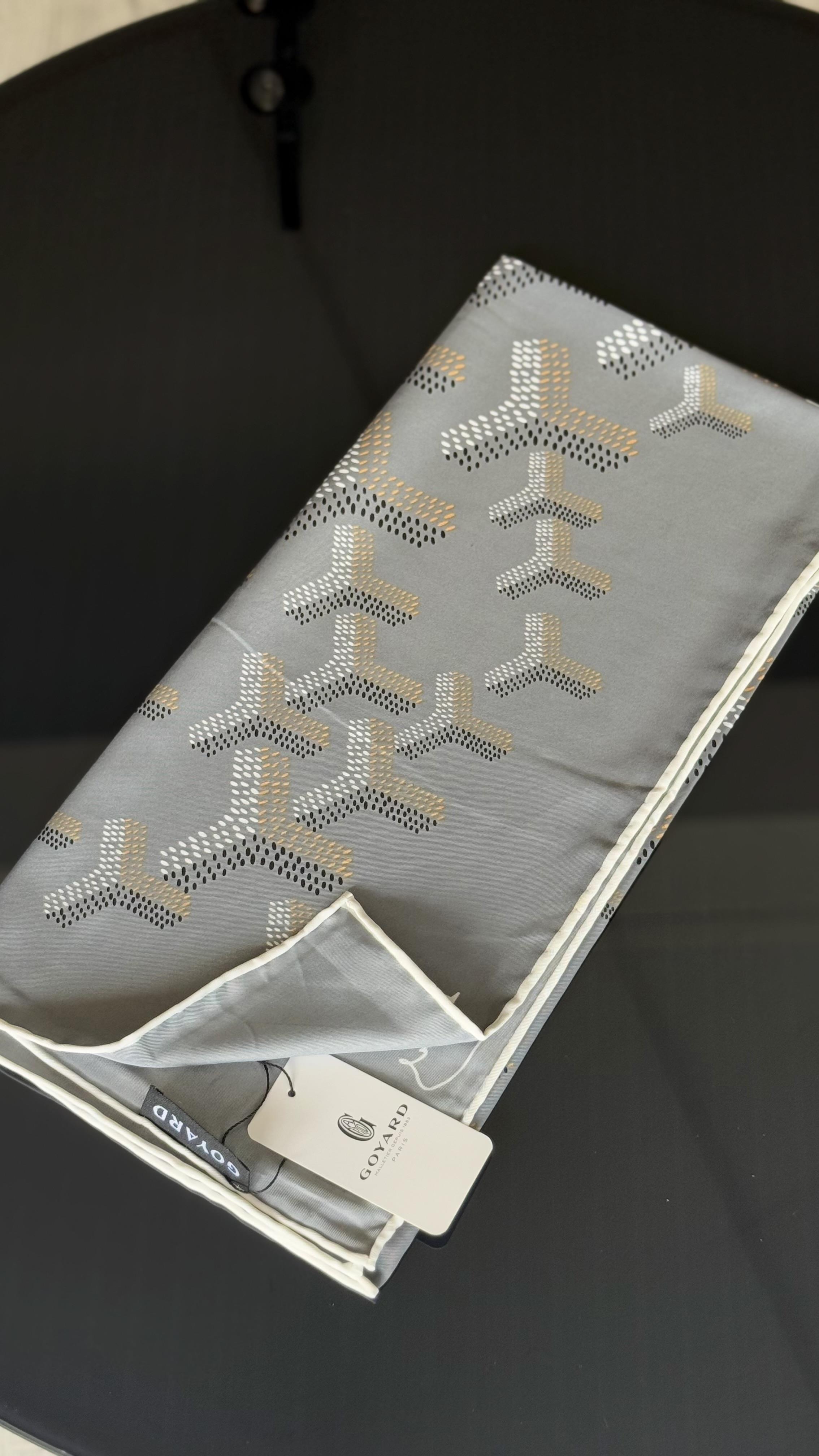 GRİ GOYARD TWİL EŞARP