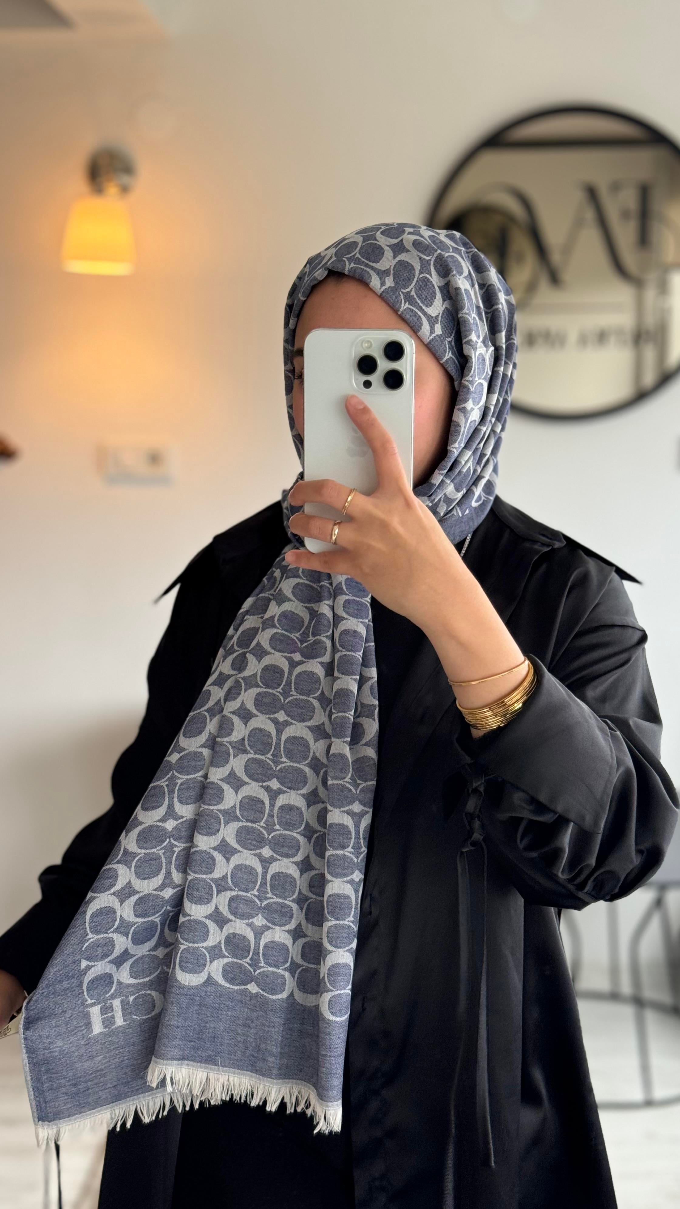 İNDİGO KAŞMİR / YÜN İPEK ŞAL 