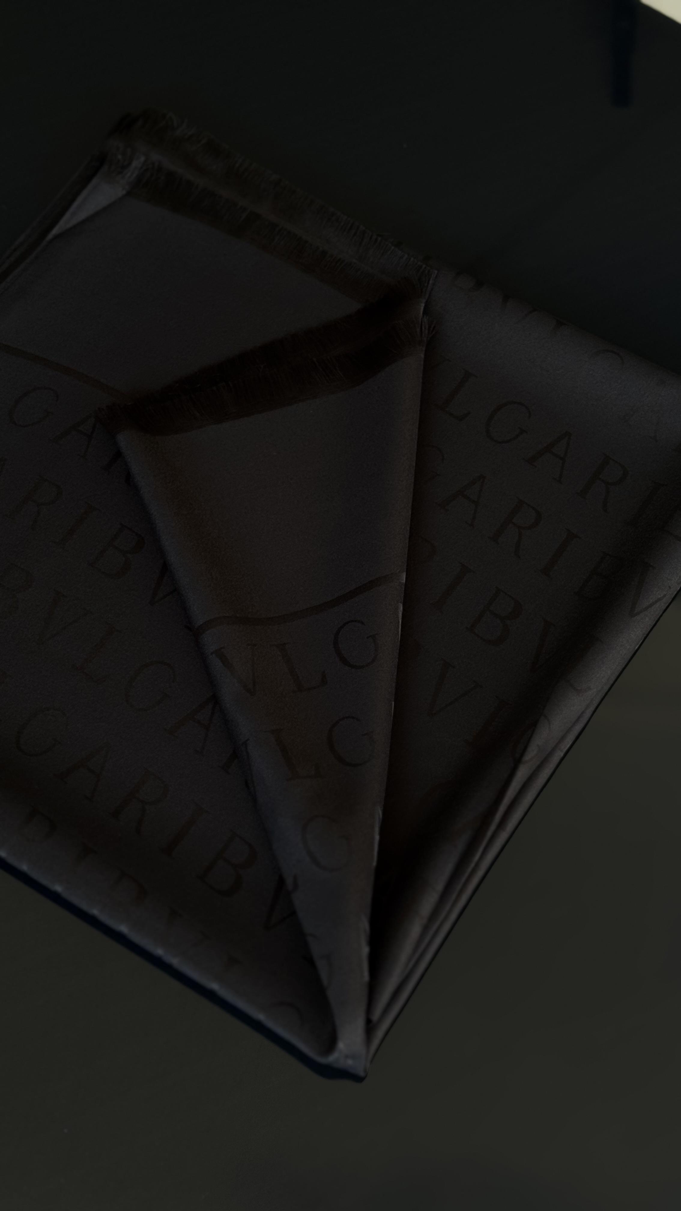 İPEK / PAMUK SİYAH ŞAL