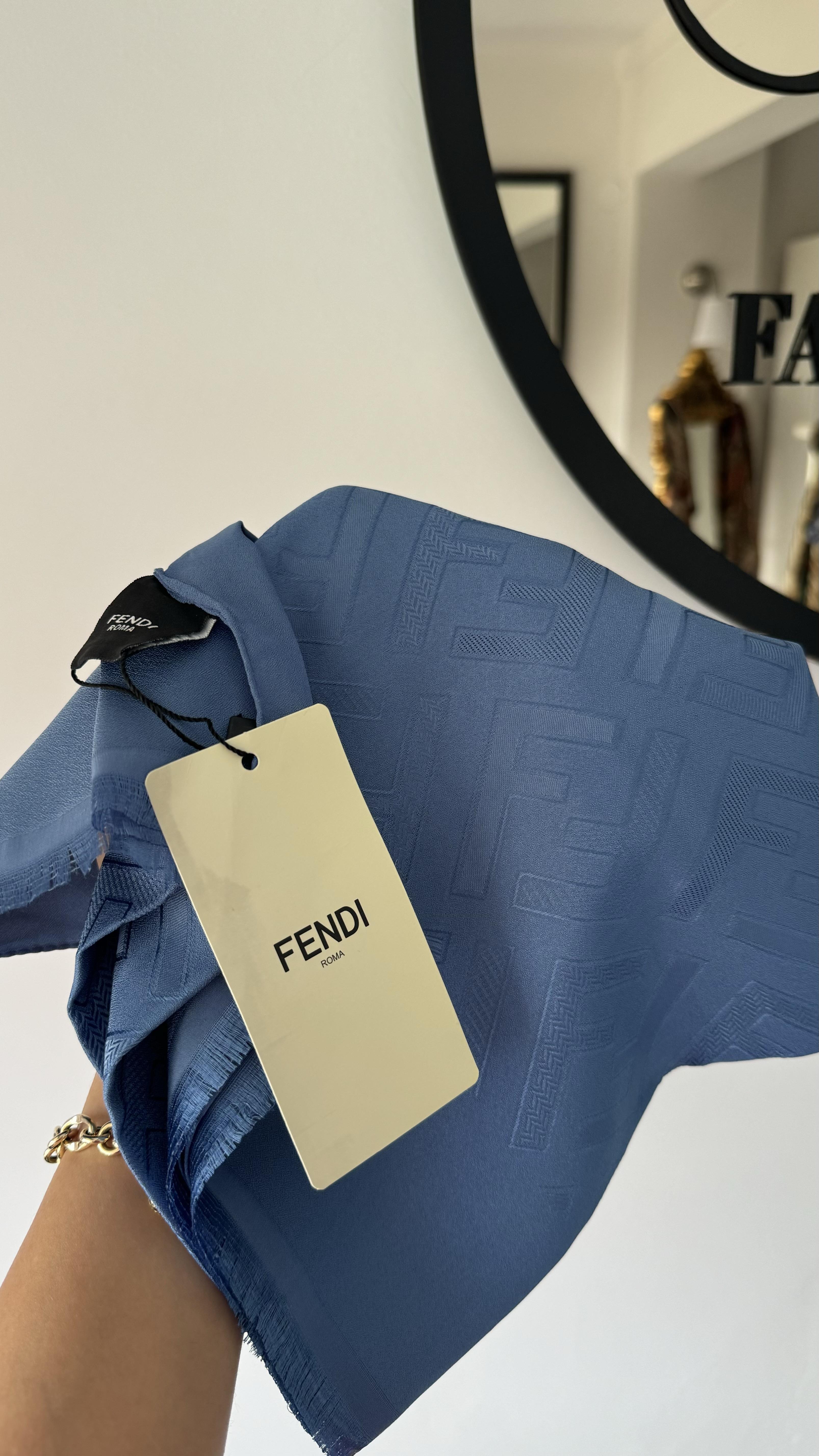 IPEK / PAMUK YAKMA ŞAL İNDİGO MAVİ