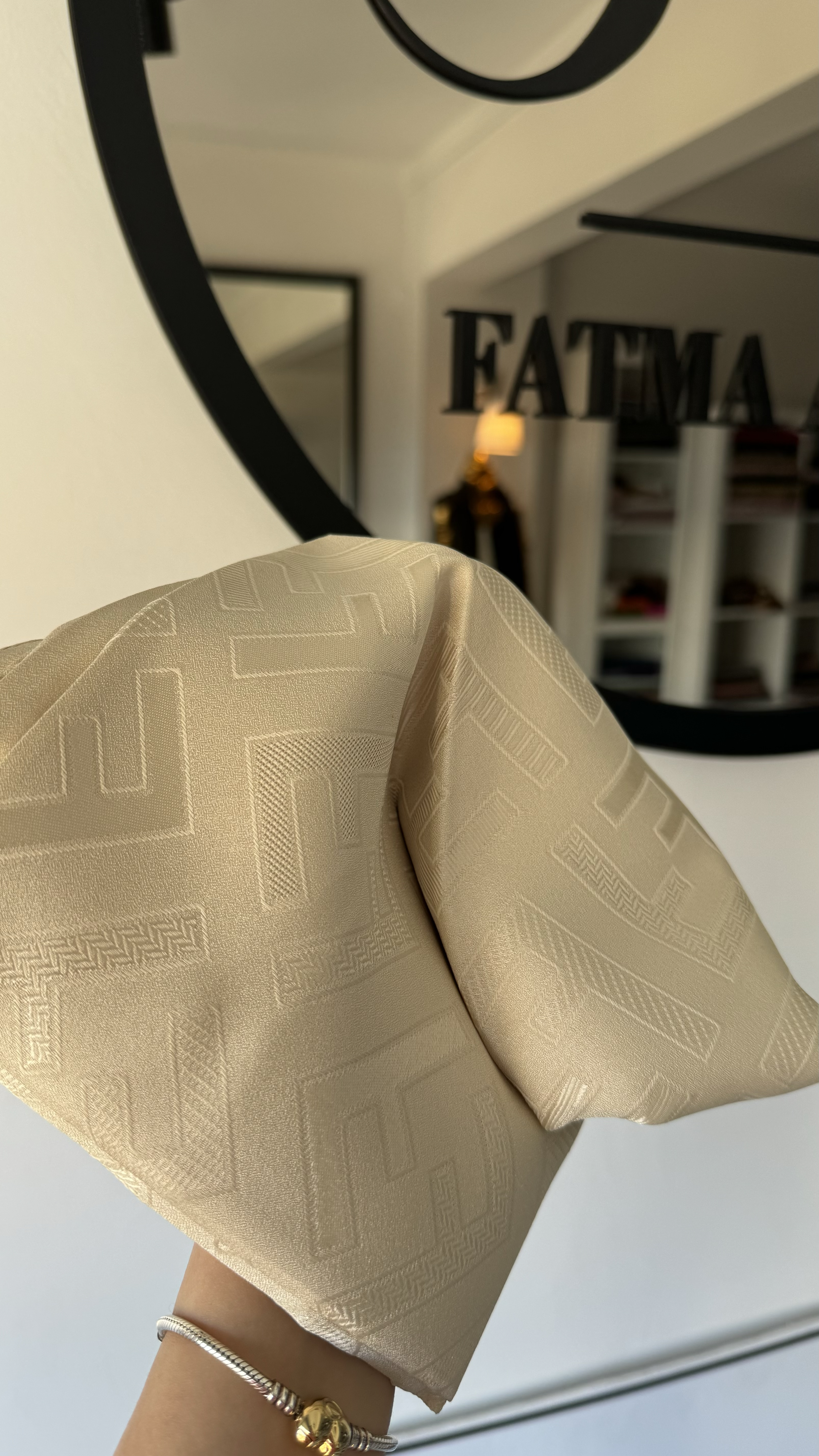 IPEK / PAMUK YAKMA ŞAL KREM