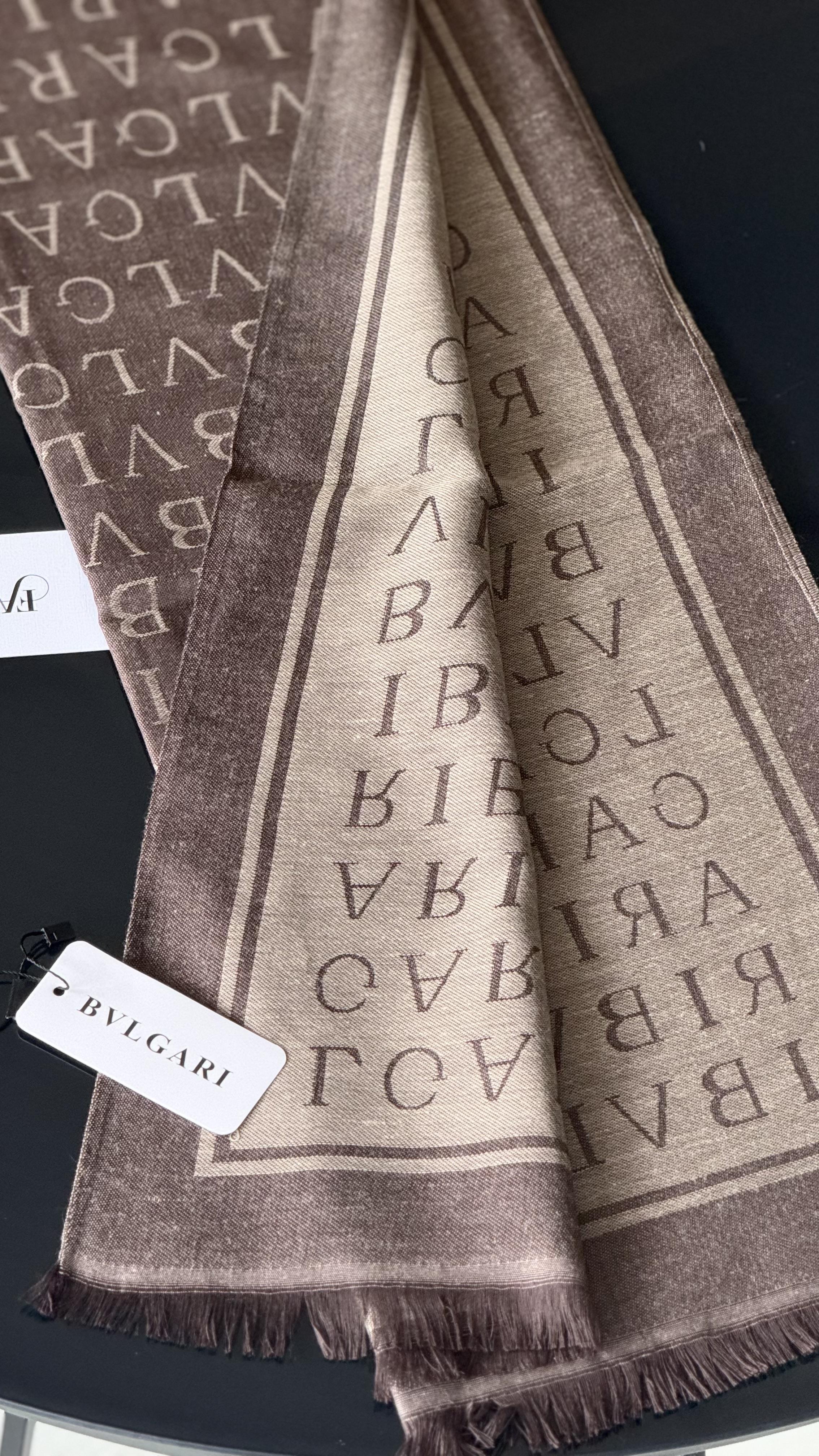 KAHVERENGİ ÇİFT YÖNLÜ KAŞMİR / YÜN ŞAL