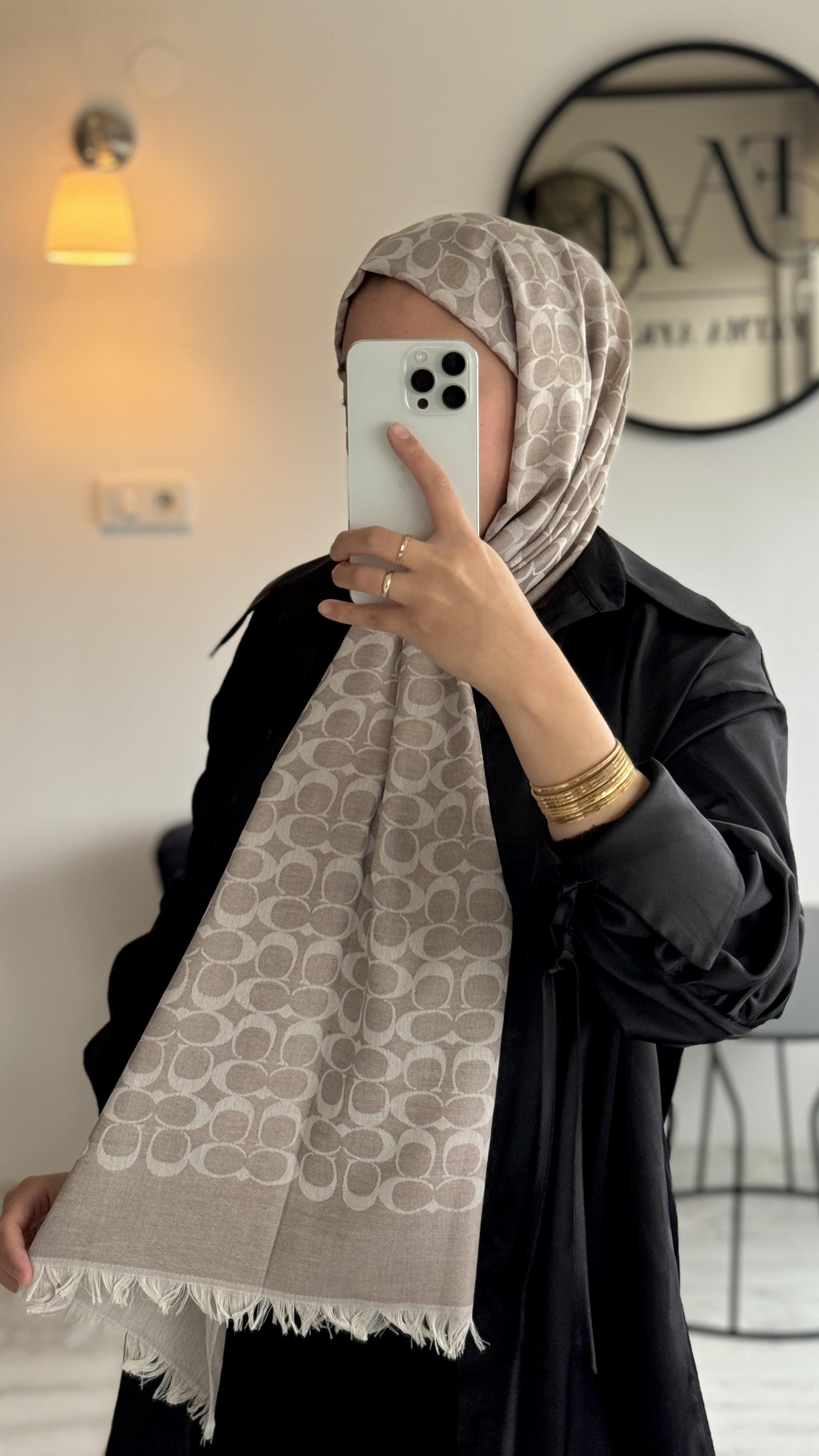 BEJ KAŞMİR / YÜN İPEK ŞAL 