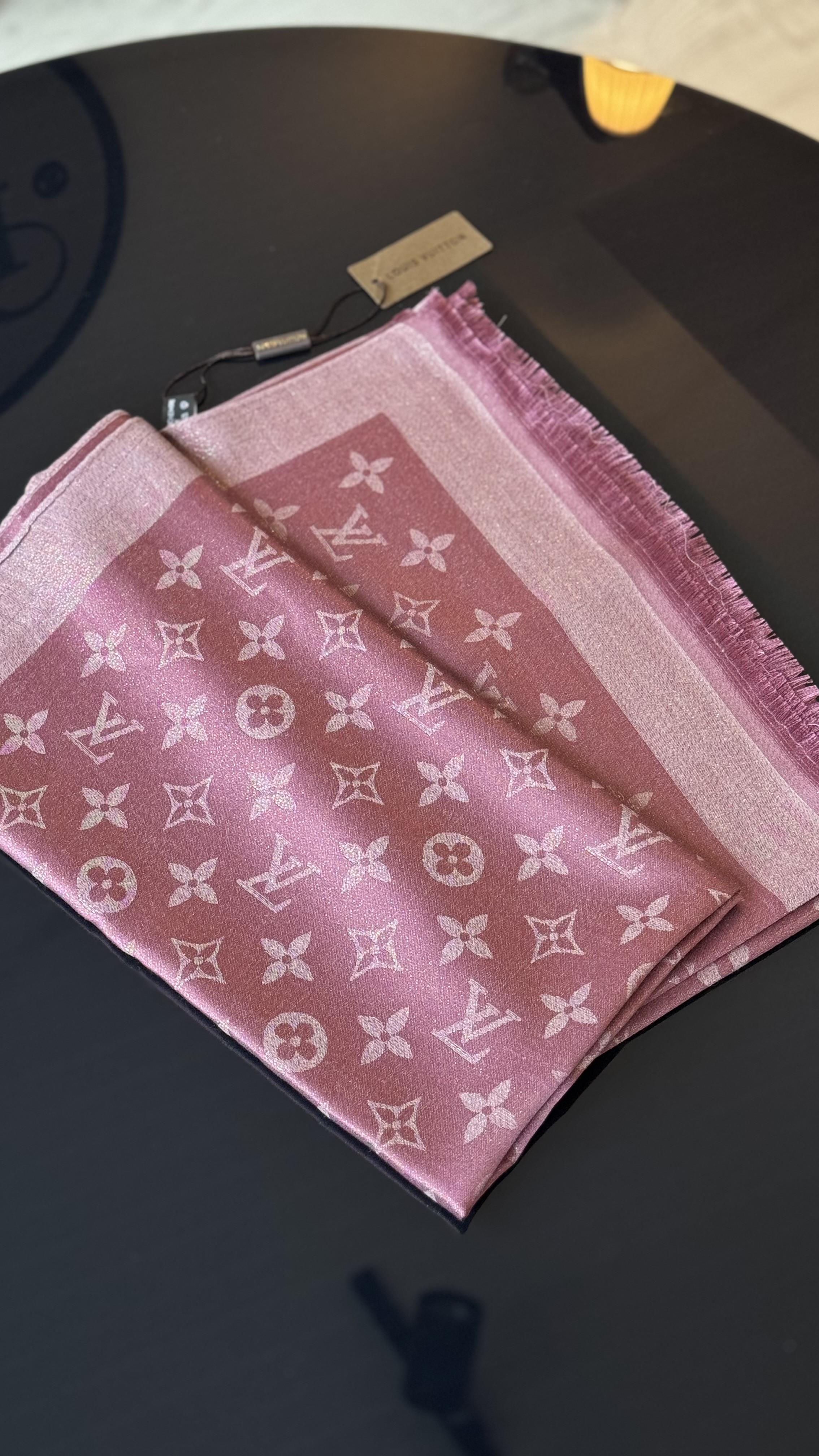 KOYU GÜL KURUSU SİMLİ İPEK ŞAL