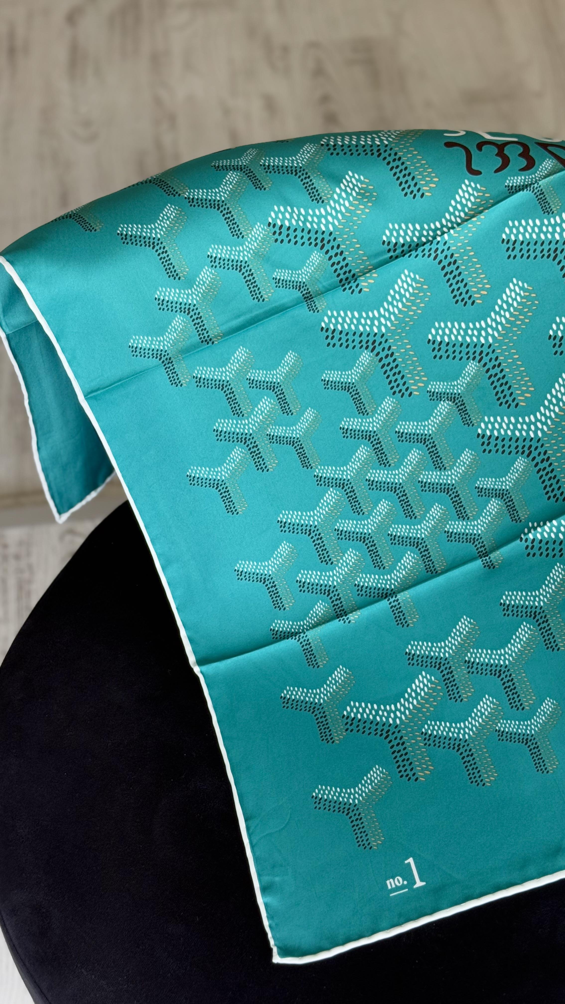 PETROL GOYARD TWİL EŞARP
