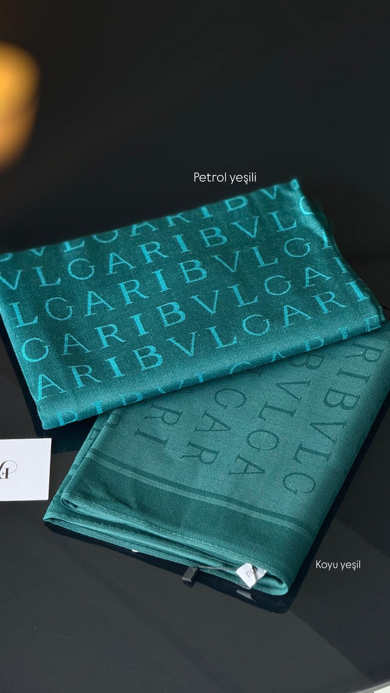 PETROL YEŞİLİ ÇİFT YÖNLÜ KAŞMİR / YÜN ŞAL