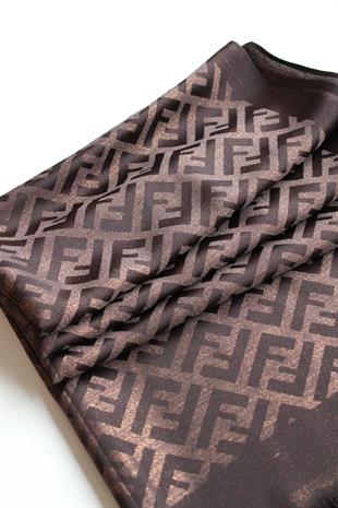 ACI KAHVE / SİMLİ İPEK ŞAL