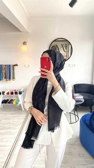 ANTRASİT G YÜN İPEK ŞAL
