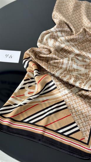 B / KAHVERENGİ İPEK ŞAL 