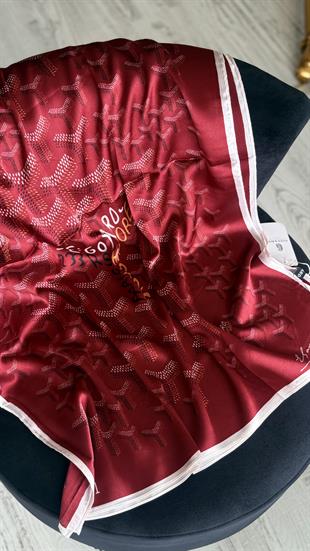 BORDO GOYARD VUAL İPEK ŞAL 